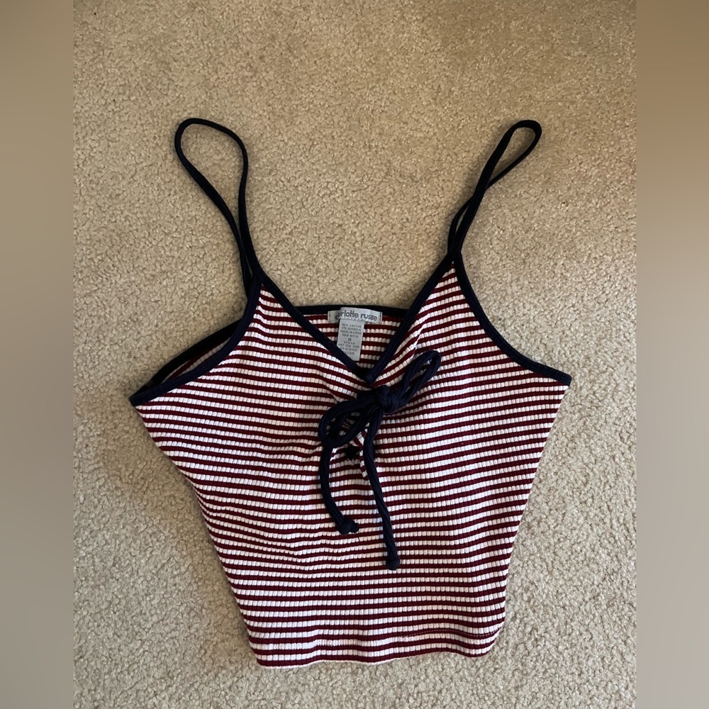 tank top/cami from charlotte russe, in fabulous condition, super cute, cropped